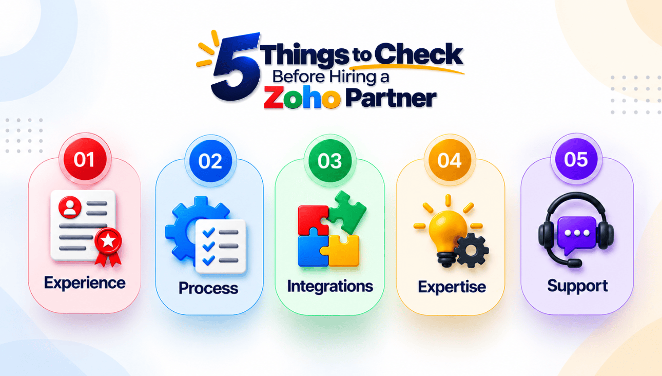 5 Things to Check Before Hiring a Zoho Partner