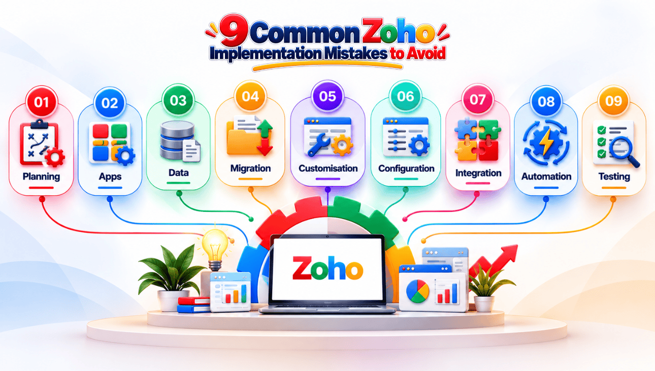 9 Common Zoho Implementation Mistakes to Avoid