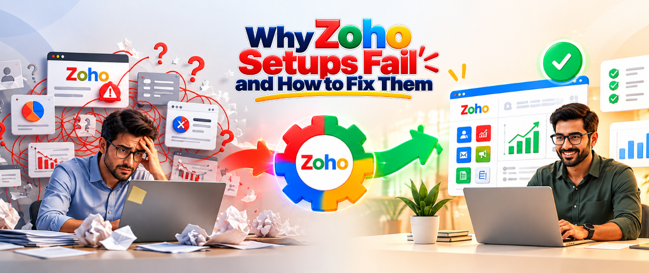 Why Zoho Setups Fail and How to Fix Them