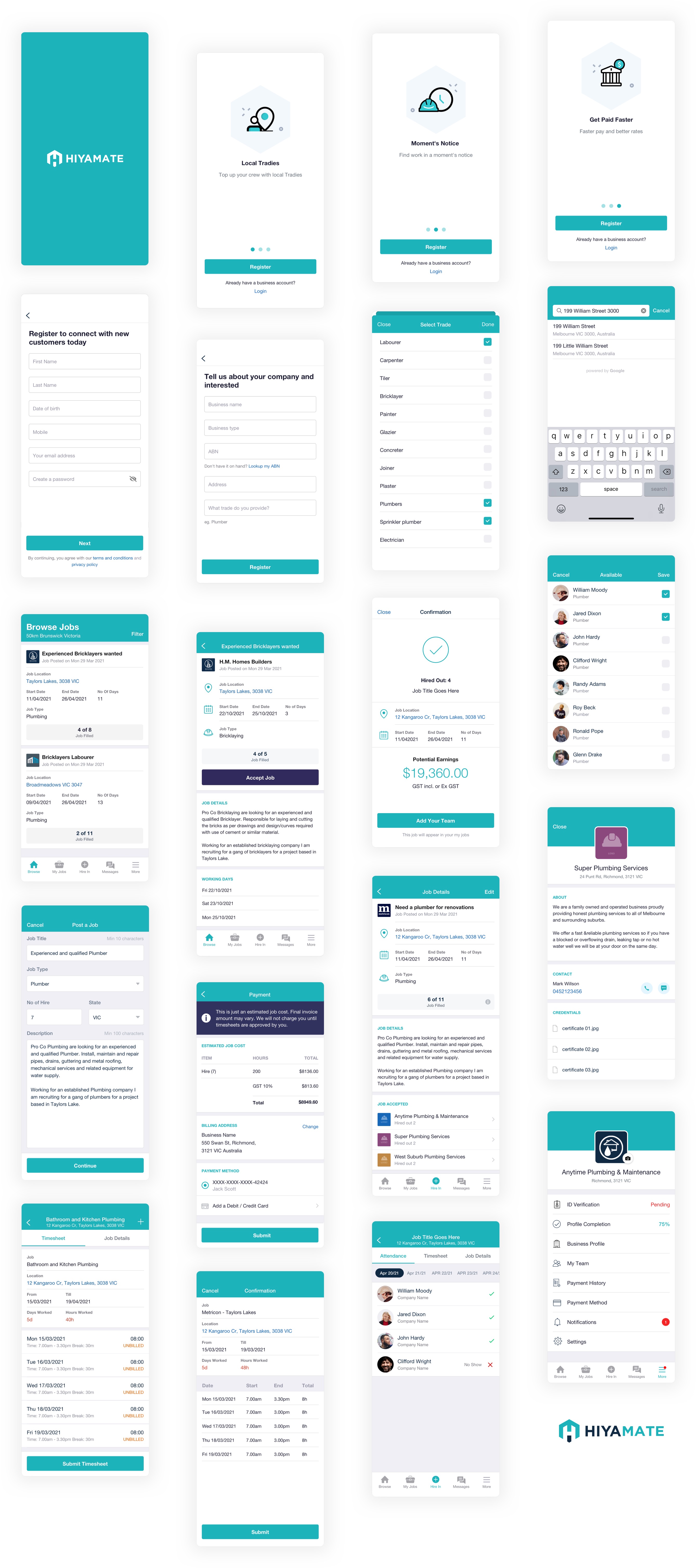 Mobile App UX UI Design