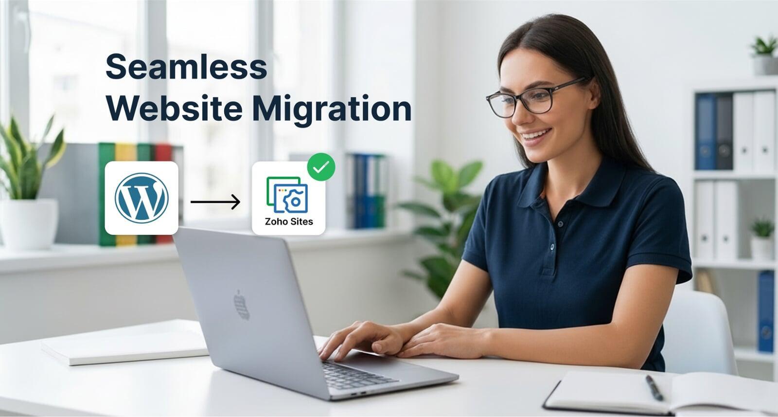 Wordpress to Zoho Sites Migration