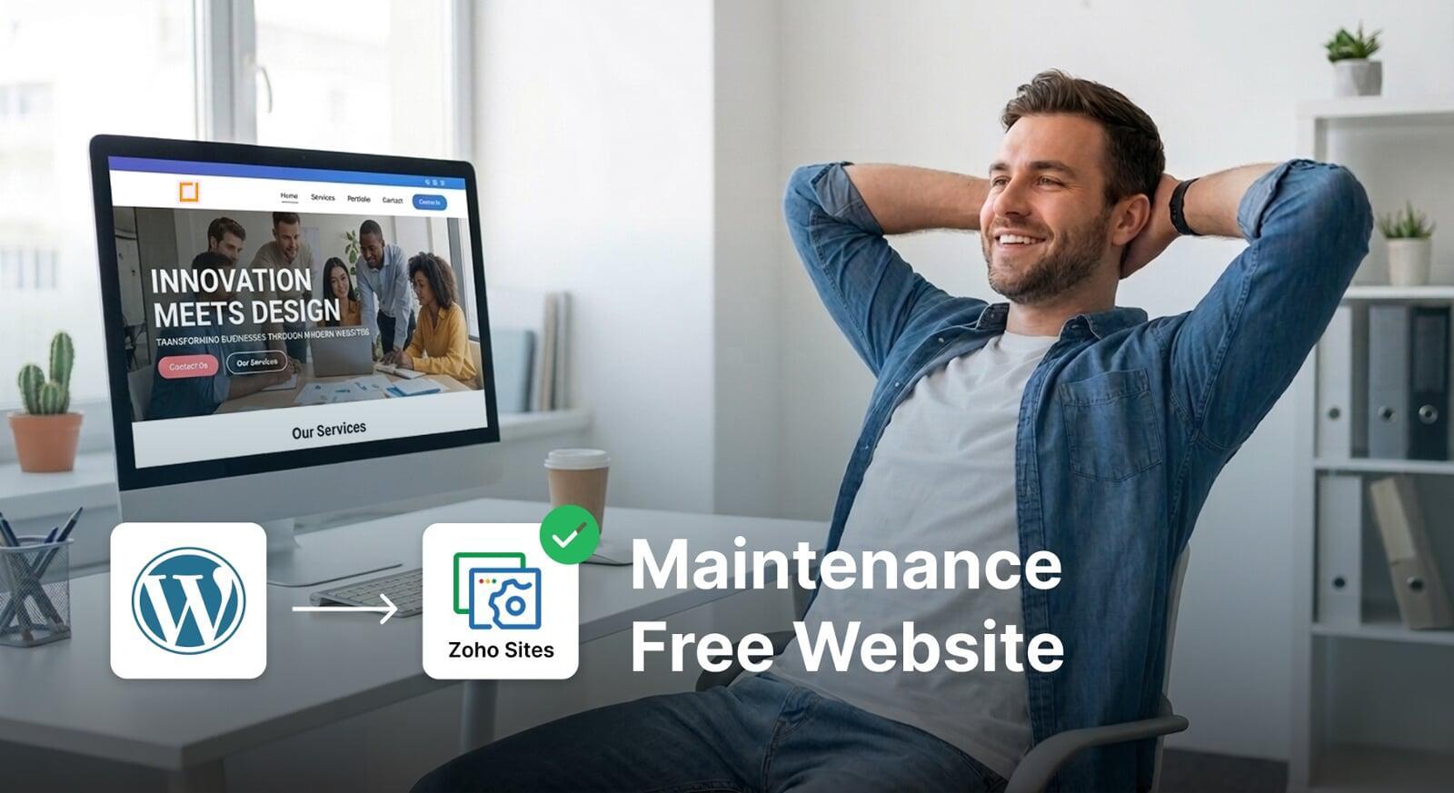 Wordpress to Zoho Sites Website Migration