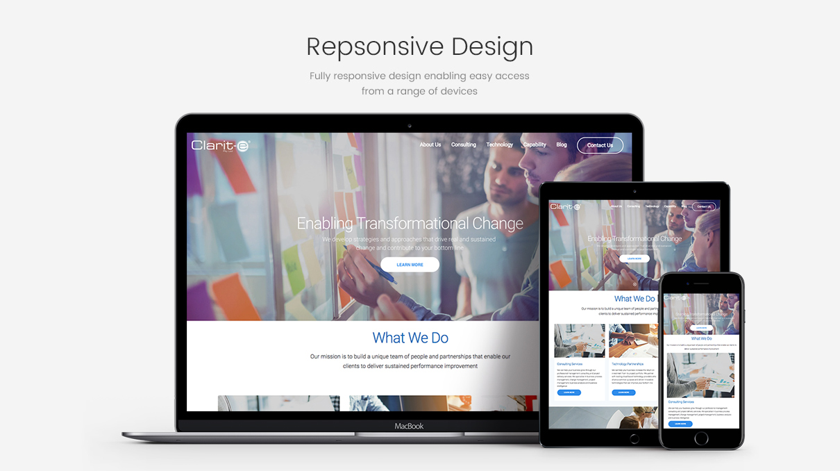 Clarit E Web Design