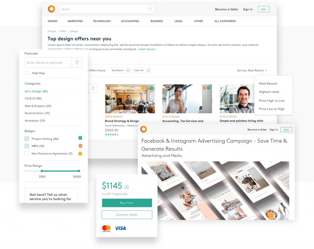 Proquo Website Design