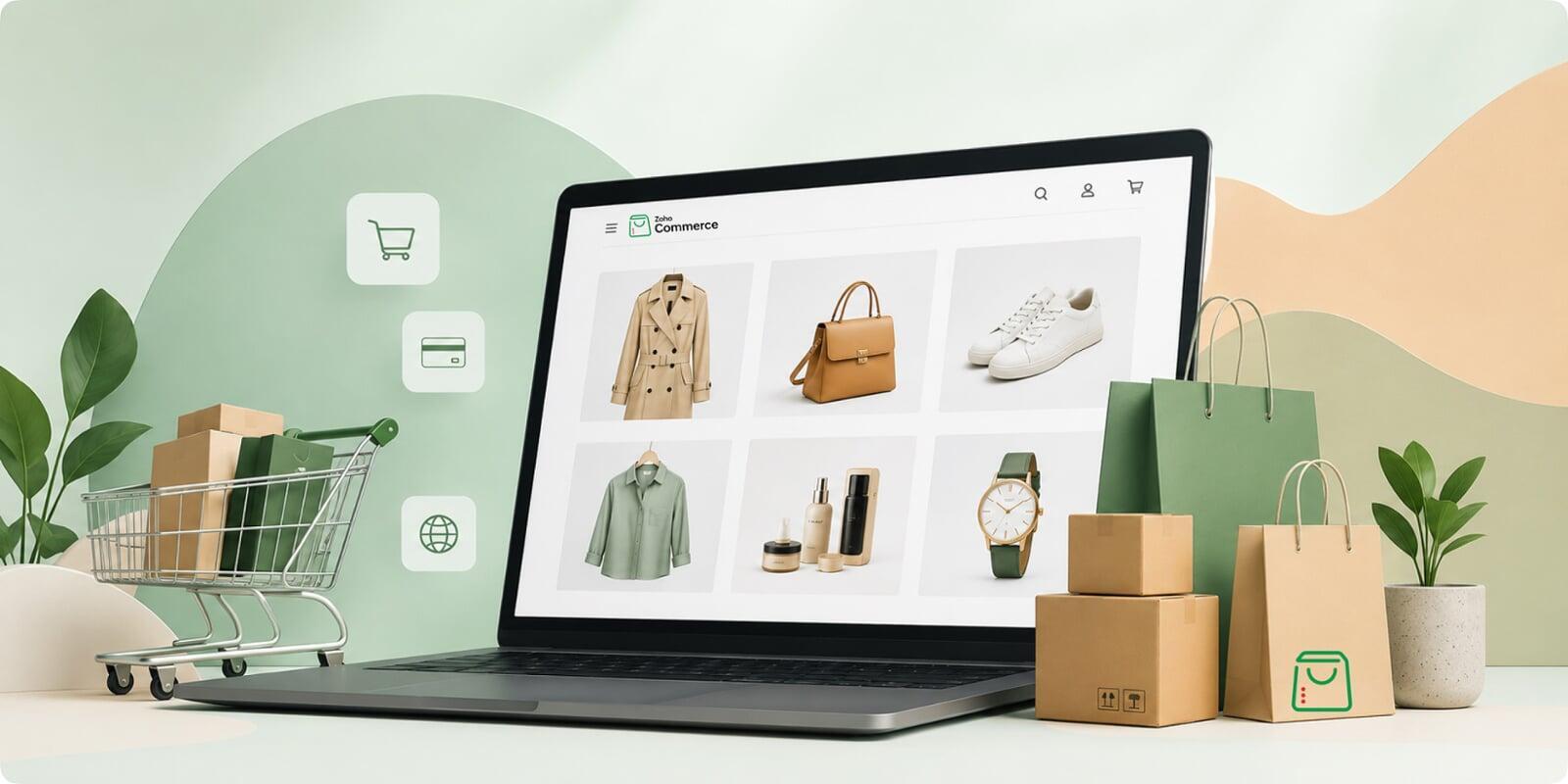Zoho Commerce Webdesign